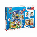 4 Pužļu Komplekts The Paw Patrol Clementoni Edukit