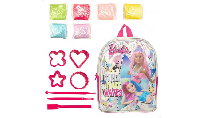 Creative Modelling Clay Game Barbie Fashion Rucksack 14 Pieces 600 g