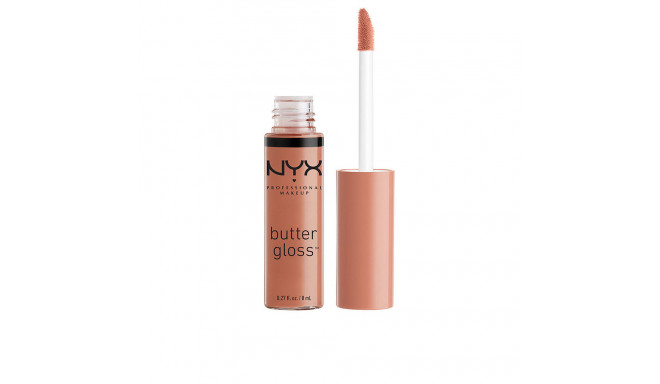NYX PROFESSIONAL MAKE UP BUTTER GLOSS brillo de labios #madeleine 8 ml