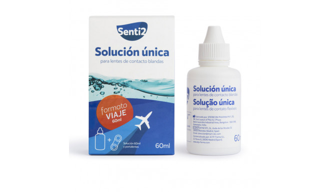 SENTI2 ÚNICA solución con ácido hialurónico + portalentes 60 ml