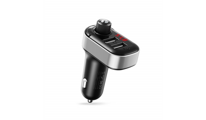 XO transmitter FM BCC10 Bluetooth MP3 car charger 3,1A black