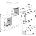 Whirlpool integreeritav ahi W7OM44S1PBL