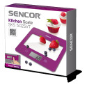 Värviline köögikaal klaaspinnaga Sencor SKS5025VT, lilla