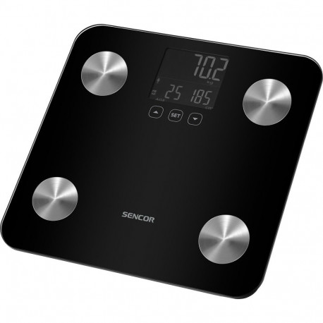 Personal fitness scale Sencor, black