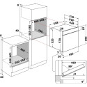 Integreeritav ahi Whirlpool OMSK58RU1SB