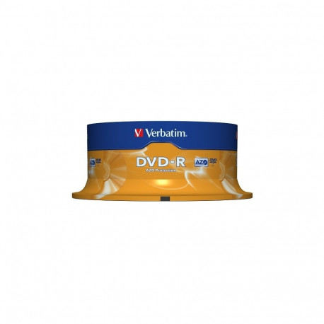 VERBATIM DVD-R 4,7GB 16X CAKE*25 43522