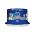 VERBATIM BD-R BLU-RAY 25GB 6X PRINTABLE CAKE*50 43812