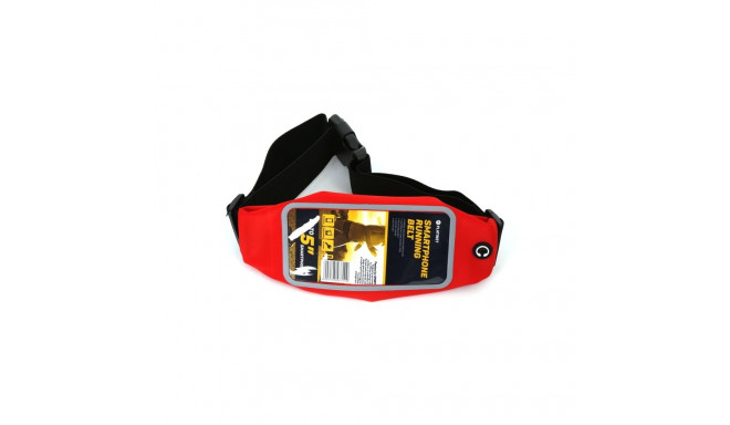 PLATINET WAIST BAG WITH SMARPTHONE WINDOW RED