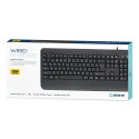 KEYBOARD PLATINET KEYBOARD K110 US BLACK