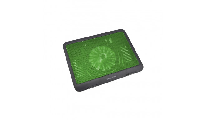 OMEGA LAPTOP COOLER PAD (WIND) 14 CM FAN GREEN