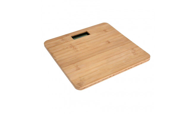 OMEGA BODY SCALE BAMBOO LCD DISPLAY 180 KG CAPACITY [45503]