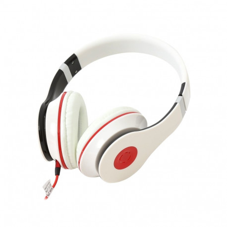 FREESTYLE HI-FI STEREO HEADSET MIC + ADAPTER 1-2 FH4005 WHITE [42726]