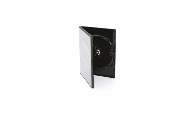 AMARAY DVD CASE 14MM 2 DISCS SIDE-BY-SIDE GLOSSY BLACK