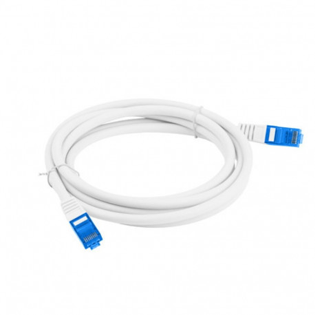 PATCHCORD CAT.6A S/FTP LSZH CCA 1.5M WHITE FLUKE PASSED LANBERG