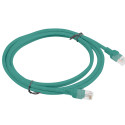 PATCHCORD CAT.6 UTP 2M GREEN FLUKE PASSED LANBERG