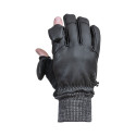 VALLERRET HATCHET LEATHER PHOTOGRAPHY GLOVE BLACK XS