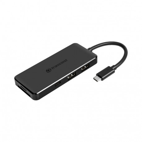 Transcend Cardreader TS-HUB5C 3-port HUB, 1-port PD,SD/microSD (USB-C)