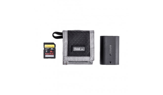 Think Tank CF/SD + Battery Wallet, Black/Grey