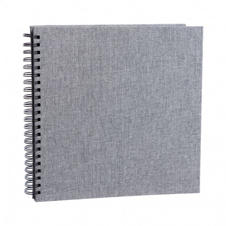 Focus Base Line Canvas Wire-O 30x30 Grey w. Black Sheets