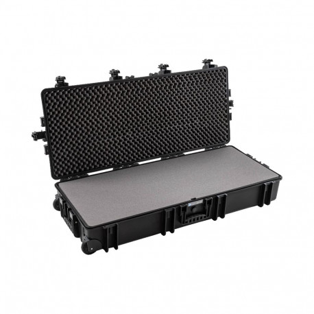 BW Outdoor Cases kaitsekohver Type 7200 püssile/kitarrile vahtmaterjalist sisuga, must