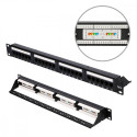 Patchpanel 24 ports cat5e UTP V2