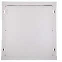 Wall cabinet rack 12U 600x450 gray glass door