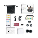 HOLLYLAND LARK M2 LIGHTNING - WIRELESS LAVALIER MICROPHONE WITH LIGHTNING PLUG (DUO,SHINE CHARCOAL)