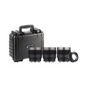 SAMYANG V-AF LENS KIT 24/35/75 WITH MF ADAPTER AND HARDCASE