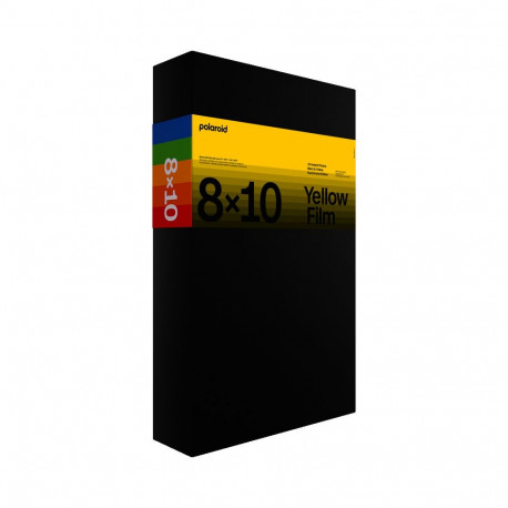Polaroid film DuoChrome 8x10 eriväljaanne, must ja kollane