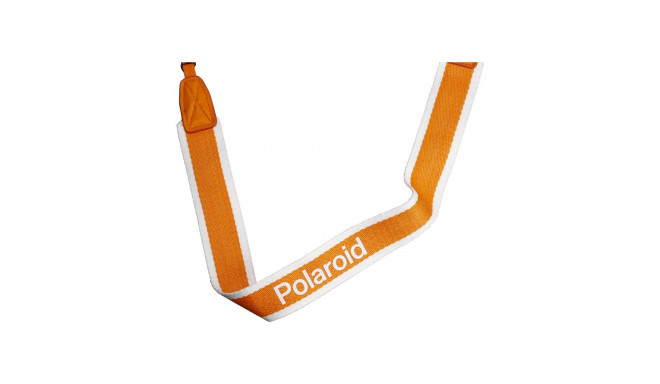 POLAROID CAMERA STRAP FLAT ORANGE STRIPE