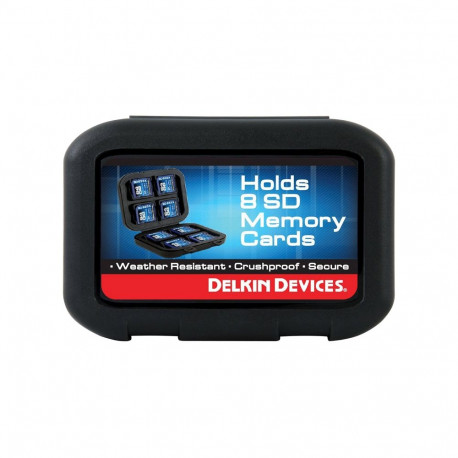 Delkin Weather Resistant Case for 8 SD cards