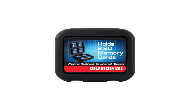 Delkin Weather Resistant Case for 8 SD cards