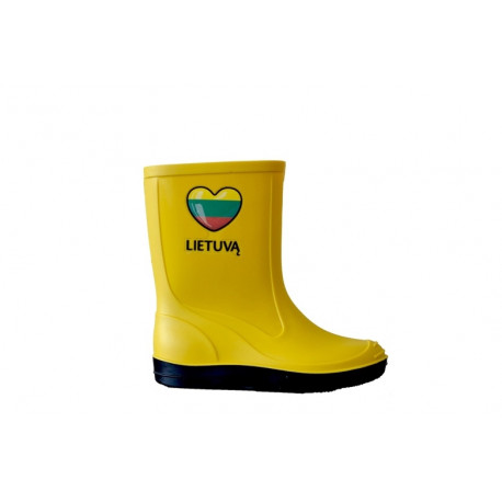 KIDS BOOTS 120PL SYMBOL YELLOW SIZE 30