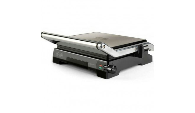 Sandwich Maker Black & Decker BXGF2200E Black Aluminium 2200 W