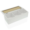 Versa jewelry box Rectangular 10x8x26cm, white