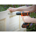 Шуруповерт Black & Decker BDCDD12KB-QW 10,8 V