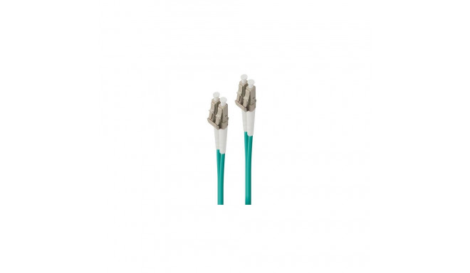 ALOGIC 1m LC-LC 10G Multi Mode Duplex LSZH Fibre Cable 50/125 OM3