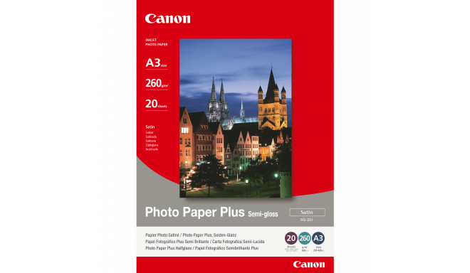 CANON SG-201 fotopaber A3 20 lehte poolläikiv
