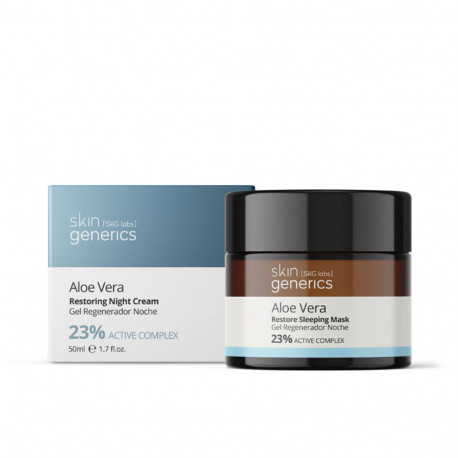 SKIN GENERICS ALOE VERA gel regenerador noche 23% 50 ml