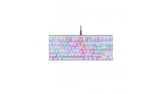 Mechanical gaming keyboard Motospeed CK101 RGB (white)