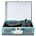 CLASSIC PHONO TT-110RDWH - TURNTABLE WITH BLUETOOTH® RECEPTION AND BUILT IN SPEAKERS - BLUE WHITE