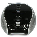 Portable stereo FM radio with CD player Lenco SCD24BS