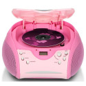 CD-raadio Lenco SCD24P, roosa