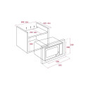 Built in microwave Teka ML 8200 BIS white