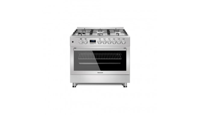 Gas cooker Ravanson, grey