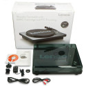 LENCO L-30BK TURNTABLE WITH USB/PC ENCODING - BLACK