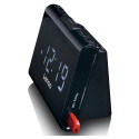 Clock radio with USB player and USB charger Lenco CR525BK