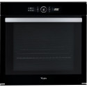 Whirlpool built in electric oven: black color, self cleaning - AKZM 8480 NB