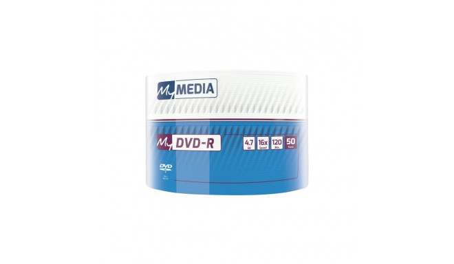 MyMEDIA by Verbatim DVD-R 4,7GB 16X 50PK Wrap 69200