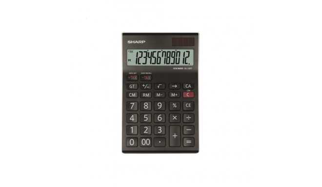 SHARP CALCULATOR DESKTOP BOX EL125TWH